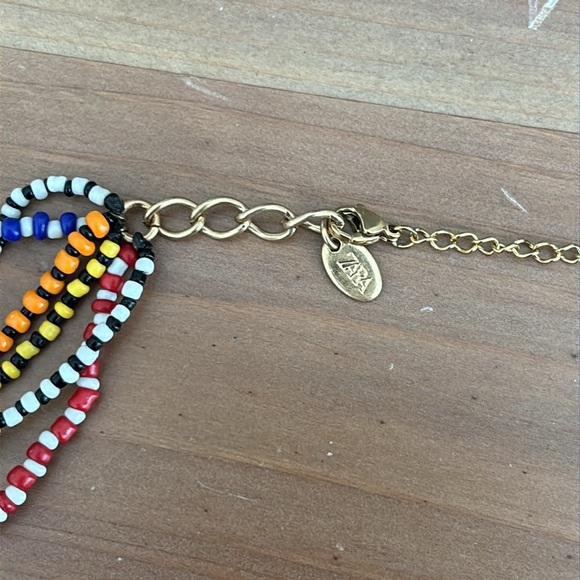 Zara multicolor chunky beaded necklace - Picture 5 of 10